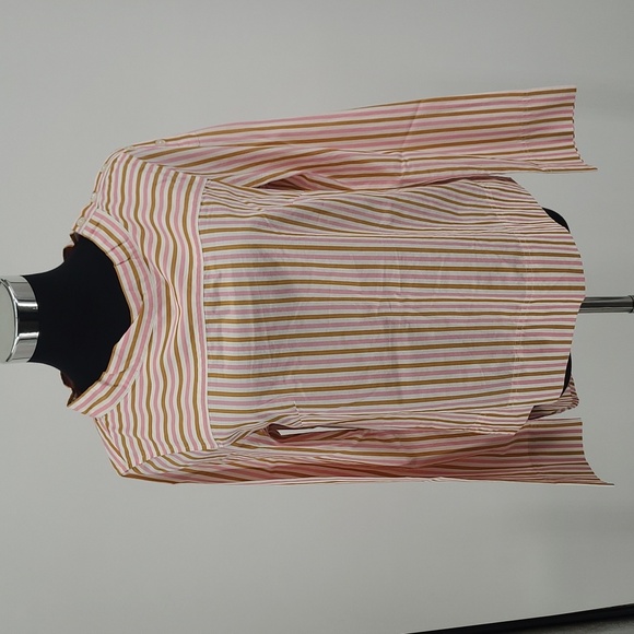 NWT J. Crew Striped Cotton Blouse Women's Size 2 - Picture 2 of 12